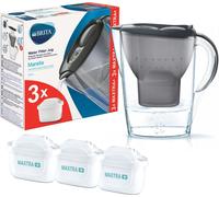 Brita Kettle - Set de bouilloire à filtre Marella Cool Memo et 3 filtres MX+, volume 2400 ml, graphite 1039274