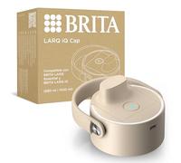 BRITA LARQ iQ cap Beige Bouchon intelligent pour gourdes LARQ Essential avec suivi de filtration dans l’app et LED UV-C auto-nettoyante - élimine jusqu’à 99,99% des bactéries