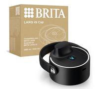 BRITA LARQ IQ Cap Noir - Bouchon Intelligent pour gourdes LARQ Essential avec Suivi de Filtration dans l’app et LED UV-C Auto-nettoyante - élimine Jusqu’à 99,99% des bactéries