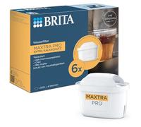 BRITA Lot de 6 cartouches filtrantes BRITA Maxtra Pro extra anti-calcaire - Pour la protection de l'appareil et la réduction du calcaire, des impuretés, du chlore et des métaux