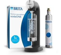 Brita - Machine À Soda Sodaone Noire + 1 Cylindre Co2 + 1 Bouteille En Pet