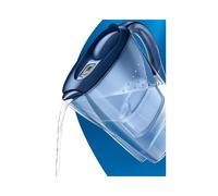 Brita Marella Filtre à Eau Manuel 2.4L Bleu : Filtre Pompé MAXTRA+, Capacité Filtration 1.4L, 258x105x258mm, Compatible Lave-Vaisselle, Inclut 1 Cartouche MAXTRA+