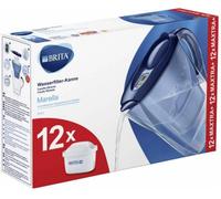 Brita Marella inkl. 12x Maxtra Pro 125978 Set de filtres à économie deau 2.4 l bleu