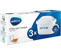 Brita Maxtra Lot de 3 cartouches de filtre à eau de rechange, compatibles avec toutes les carafes BRITA - Réduit le chlore, le calcaire et les impuretés pour un bon goût