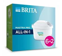 Cartouche Filtrante - BRITA - Maxtra Pro All-in-One - Pack de 8 - Maille Extra Fine - Charbon Actif