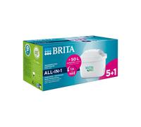 Brita MAXTRA PRO Pack 6 Filtres à Eau pour Carafe - Technologie MAXTRA - Capacité 150L par Filtre - 4 Étages de Filtration - Plastique Blanc - Dimensions 241x115x118mm