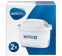 BRITA Pack De 2 Filtres MAXTRAPlus, Réduit Le Calcaire, Le Chlore, Le Plomb Et Autres Impuretés Pour Une Eau Du Robinet Plus Pure, Sans BPA - Blanc, 2 Unité (Lot de 1)