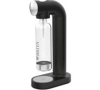 BRITA Machine à eau pétillante sodaONE noire - inclus 1x bouteille en PET (1L) et 1x cylindre de CO2 pour gazéifier votre eau à la maison