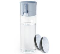 BRITA Bouteille filtrante bleu clair (600 ml) avec 2 filtres MicroDisc - L'emballage peut varier