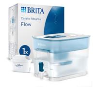 Brita Flow Filtre à eau à poser sur le plan de travail 5,2 L Bleu, Blanc