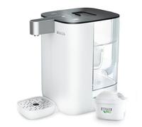 BRITA YOURCE mini, distributeur d’eau filtrée chaude et tempérée | Noir, 4 L, température / capacité personnalisables, la technologie LED UV-C élimine 99,999 %* des bactéries
