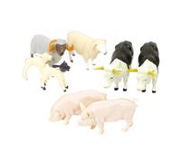 Assortiment De 17 Figurines Animaux En Plastique