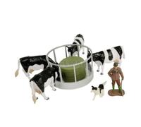 Mangeoire à bétail avec animaux - TOMY - BRITAINS 1/32ème - Accessoire pour jeux de ferme