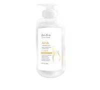 Britains Beauty AHA White Lotion corporelle aux acides alpha-hydroxylés, vitamine C et E, formule éclaircissante intense pour une peau lisse et hydratée - 500 ml (blanc, 500 ml)