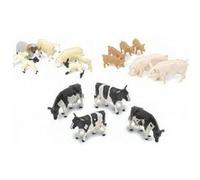 Assortiment De 17 Figurines Animaux En Plastique