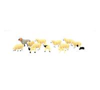 Britains Coffret de Moutons à l'échelle 1/32ème à Collectionner, Compatible avec des Animaux et Jouets de Ferme 1/32ème. Convient aux collectionneurs et Enfants à partir de 3 Ans 43282 Multicolore