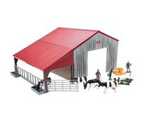 Britains Ensemble de Jeu Ferme - Comprend Un Bâtiment, Une Famille de Fermiers, des Animaux de Ferme, et des Bottes de Foin - Convient aux Enfants de 3 Ans et Plus
