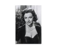 Britain's Favorite Movie Star Margaret Lockwood Poster 4 œuvres d'art sur toile à suspendre 40 x 60 cm