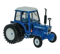 Britains Ford 7600 Tracteur à double roues - Tracteur moulé sous pression - Jouet de ferme à l'échelle 1/32 - Modèle de tracteurs à collectionner pour enfants à partir de 3 ans