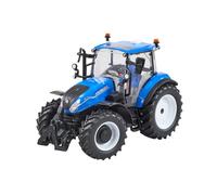 Britains Modèle de tracteur New Holland T5.120 – Métal, design réaliste, construction robuste