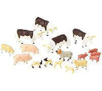 Assortiment De 17 Figurines Animaux En Plastique