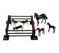 Britains Tomy Figurines de Collection, Lot de 6 Figurines d'animaux de la Ferme pour Adultes 43267, avec Accessoire, Modèle à l'Echelle 1/32, Réplique Adaptée aux Enfants de 3 Ans+, Multicolore