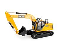 Britains Tomy Véhicule de Collection, Excavatrice sur Chenilles JCB pour Adultes 43211, Réplique de Véhicule de Construction, Modèle à l'Echelle 1/32, Adaptée aux Enfants de 3 Ans+