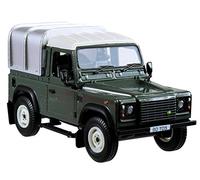 Britains Tomy Véhicule de Collection, Land Rover Defender 90 pour Adultes 42732, Véhicule Agricole avec Toit Amovible, Pick-up, Modèle à l'Echelle 1/32, Réplique Adaptée aux Enfants de 3 Ans+, Vert