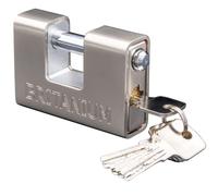 Britanium® BRP84 Cadenas Container Antivol avec 5 Clés - Anse 12 mm Anti-Cisaille, Cylindre Anti-Perçage | Serrure de Sécurité pour Portail, Garage, Remorque Attelée