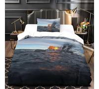 Britannique King George V Cuirasse Pour Adultes Et Enfants Housses De Couettes Housse De Couette 3D Imprimé Militaire Microfibr À Glissière Avec Taies Parure De Lit 2 Pièces Single（135x200cm）