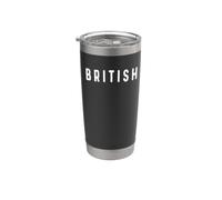 Britannique - Londres Birmingham Leeds Glasgow Sheffield Gobelet isotherme en acier inoxydable double paroi
