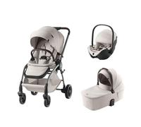 BRITAX RÖMER - Poussette Trio Rio + Baby-safe Pro + Nacelle Rio Lux Soft Taupe