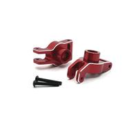 BritBolt 1/10 RC Car Metal Hub arrière 10208 Pièces de Mise à Niveau compatibles avec 1 10 modèles RC à l'échelle(Red)
