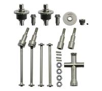 BritBolt 16101 16102 16103 16201 16101 Pro 16102 Pro Metal différentiel et Ensemble d'arbre d'entraînement Compatible avec Les Accessoires de mises en œuvre de Voitures RC à échelle 1/16