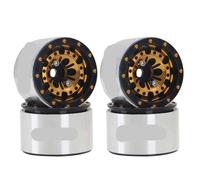 BritBolt 4pcs 1 Pouce Roues métalliques Mode du Rim Rim pour 1 18 RC Crawler Car Compatible avec Les modèles de Style SCX24 FMS Crawler Pièces de Mise à Niveau(C-4pcs)