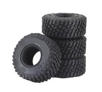 BritBolt 4pcs 1 Pouce Roues métalliques Mode du Rim Rim pour 1 18 RC Crawler Car Compatible avec Les modèles de Style SCX24 FMS Crawler Pièces de Mise à Niveau(1.0 Tire A)