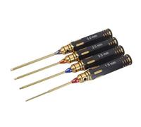 BritBolt 4pcs Placing Hexagon Tournevis Set 1 5 mm 2 mm 2 5 mm 3 mm pour Le modèle de Voiture RC Airplane Compatible avec Divers modèles RC(1 Set)