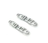 BritBolt Amélioration de la Coupe en métal Avant en Coupe arrière pour 1 28 Échelle RC Car Compatible avec Q Racing Drift Remote Control Vehicle Pièces(Silver)