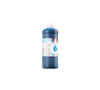 BritBolt Bouteille d'encre de 1000ml pour imprimante PFI-107, BK C M Y, Compatible avec IPF670 IPF680 IPF685 IPF770 IPF780 IPF785 670(Cyan)