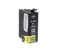 BritBolt Cartridge à Encre Compatible T702XL 702XL 702 XL T702 Compatible avec Workforce Pro WF-3720 WF-3730 Modèles d'imprimante Remplacement du marché secondaire(1pcs Black)