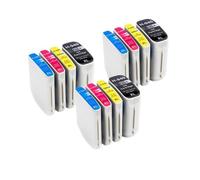 BritBolt Compatible avec la Cartouche à Encre 940xl 940 Ajustement Universel pour Les modèles d'imprimante OfficeJet Pro 8000 8500A 8500(3BK 3C 3M 3Y)