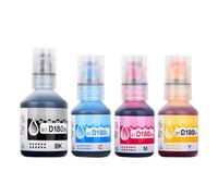BritBolt Compatible avec Les DCP-T580DW T583DW T780DW, Encre à Colorant Rechargeable BTD180 BTD180BK BTD180C BTD180M BTD180Y(1set 4colors)