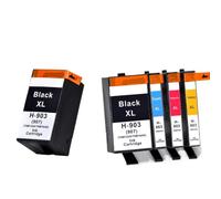 BritBolt Compatible avec Les séries Officejet Pro 6960 6961 6963 6964 6965 6966 6968 6970 6971 6974 6975 6976 6978 6979.(One Set add 1BK)