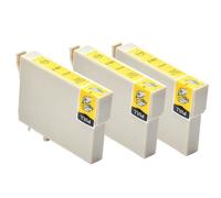 BritBolt Compatible avec T0801 T0802 T0803 T0804 T0805 T0806 Cartouche à Encre Couleur d'ajustement Universelle pour Le Stylet Photo R265 RX610 Modèles d'imprimante Remplacement Tiers(3pcs Yellow)
