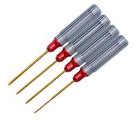 BritBolt Ensemble d'outils de clé hexagonale 1,5 mm 2,0 mm 2,5 mm 3,0 mm Compatible avec Racing Drones Helicopters Airplanes Cars Boats et RC(Red)