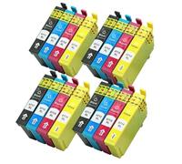 BritBolt Jeu de 4 Cartouches d'encre T0711 T0712 T0713 T0714, Compatible avec Stylet DX4000 DX4050 DX4400 DX5000 DX4450 DX5050 DX6000 DX6050 SX110 SX215(4Set)