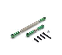 BritBolt Lien de Direction réglable SERVO Rod C14 C24 B14 B24 B16 B36 MN MN99S Pièce de Mise à Niveau de Liaison de Direction métallique pour Les Voitures RC compatibles avec Divers modèles(MN Green)