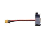 BritBolt Matrice 1PCS 4 200W Adaptateur de fiche Fast Charger XT60 avec 14AWG pour Les Accessoires RC Drone compatibles avec des systèmes à Deux Voies(Single Bottom Grey)