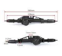 BritBolt Pièces d'arbre d'entraînement de palier d'essieu métalliques avec des pièces compatibles avec 1 modèle de Wraith 90018 90053 90048 RR10(Middle Axle)