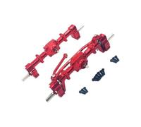 BritBolt Pièces de Voitures RC en métal Les charnières de Porte Avant et arrière compatibles avec C14 C24 C34 C44 C54 C64 C74 B14 B24 RC Chars Accessoires DE Mode DE Remplacement(Rojo)